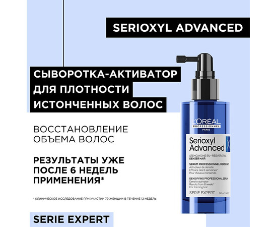 Loreal  Serioxyl Advanced Denser  Сыворотка для плотности волос 90 мл, изображение 2