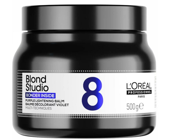 Loreal Blond Studio Bonder Inside -  Фиолетовый осветляющий бальзам до 8 уровней  500 гр