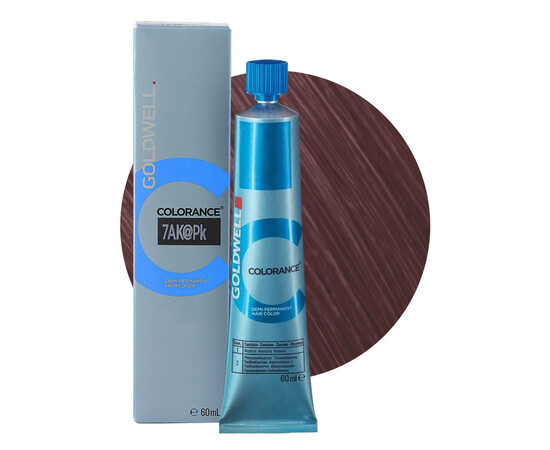 Goldwell Colorance 7AK@PK - холодный медный с розовым сиянием 60 мл (тюбик)