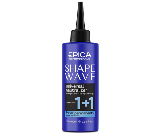 Epica Professional Shape Wave 1+1 Universal Neutralizer - Универсальный нейтрализатор с протеинами злаковых культур 100мл, Объём: 100 мл
