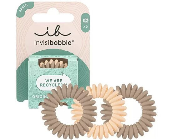 Invisibobble Earth Respiraled - набор резинок -браслетов для волос  (3 шт.)