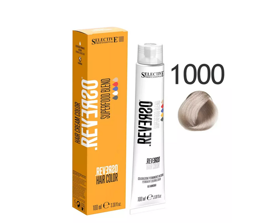 Selective Reverso Hair Color 1000 - Блондин ультра натуральный 100 мл, изображение 2