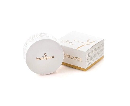 BeauuGreen Hydrogel Collagen & Gold -Патчи гидрогелевые с коллагеном и золотом для глаз 60шт