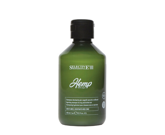 Selective Hemp Sublime Shampoo - Шампунь увлажняющий для сухих и поврежденных волос 250 мл, Объём: 250 мл