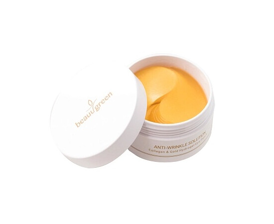 BeauuGreen Hydrogel Collagen & Gold -Патчи гидрогелевые с коллагеном и золотом для глаз 60шт, изображение 2