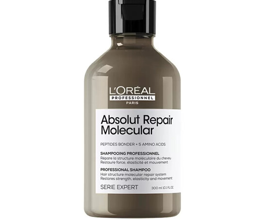 Loreal Absolut Repair Molecular -Шампунь для молекулярного восстановления волос ,  300 мл, Объём: 300 мл