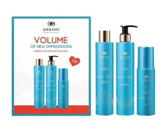Greymy Volume of New Impressions -Набор для волос «Объем новых впечатлений» 3 поз.