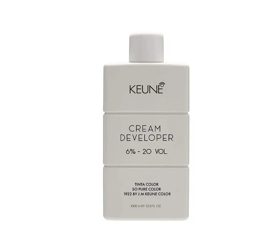 Keune Tinta Developer 20 vol - Проявитель Тинта 6% 1000 мл, Объём: 1000 мл