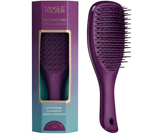 Tangle Teezer The Ultimate Detangler Mini Midnight Plum- Расческа для для распутывания влажных прямых и волнистых волос мини (сливовый)
