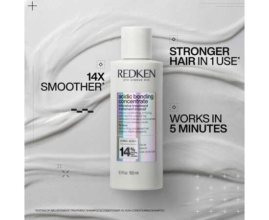 Redken Acidic Bonding Concentrate Intensive Treatment – Интенсивный уход для предварительной обработки волос, 190 мл, изображение 2