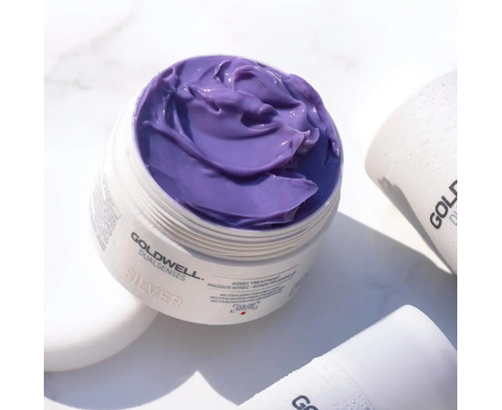 Goldwell Dualsenses Silver - Уход за 60 секунд для седых и светлых волос 200 мл, Объём: 200 мл, изображение 2