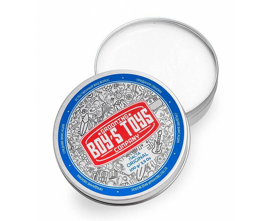 Boy's Toys Original Defining Matte Paste - Паста для укладки волос средней фиксации с низким уровнем блеска 100 мл, Объём: 100 мл, изображение 3