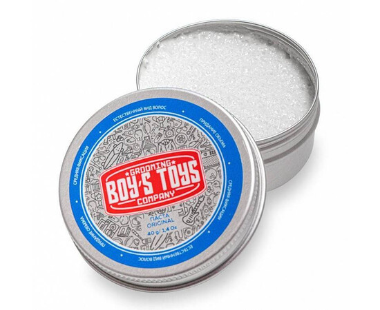 Boy's Toys Original Defining Matte Paste - Паста для укладки волос средней фиксации с низким уровнем блеска 40 мл, Объём: 40 мл, изображение 2