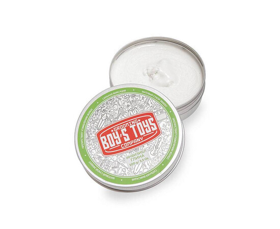 Boy's Toys Invisible Forming Matte Clay - Глина для укладки волос средней фиксации с низким уровнем блеска 100 мл, Объём: 100 мл, изображение 2