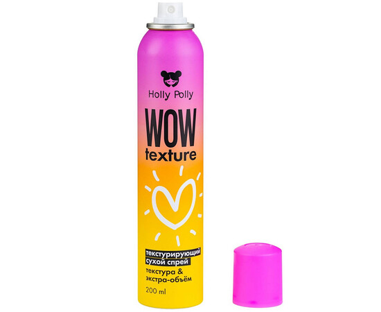 Holly Polly Wow Texture - Текстурирующий сухой спрей для экстра-объема волос, 200 мл, изображение 2